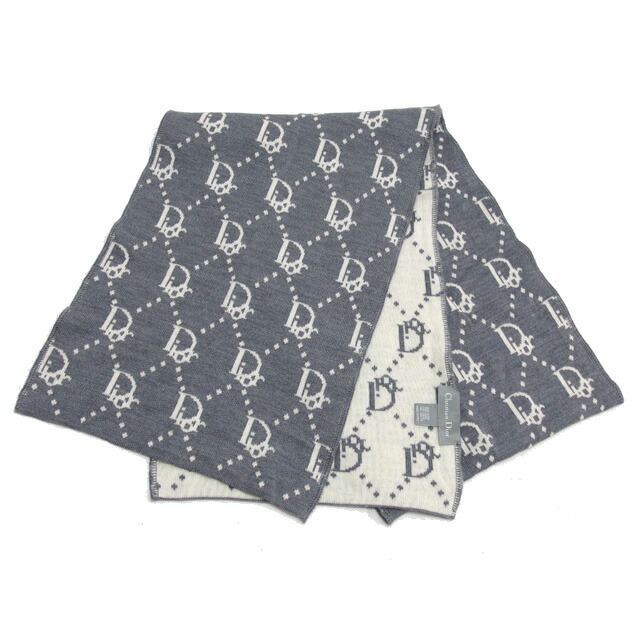 楽天市場】Dior ディオール 25DWI214S007 ロゴ マフラー ウール