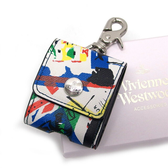 希少 極美品 ヴィヴィアンウエストウッド ワイヤレスイヤホンケース 総柄 オーブ Vivienne Westwood ヴィヴィアンウエストウッド AirPodsケース