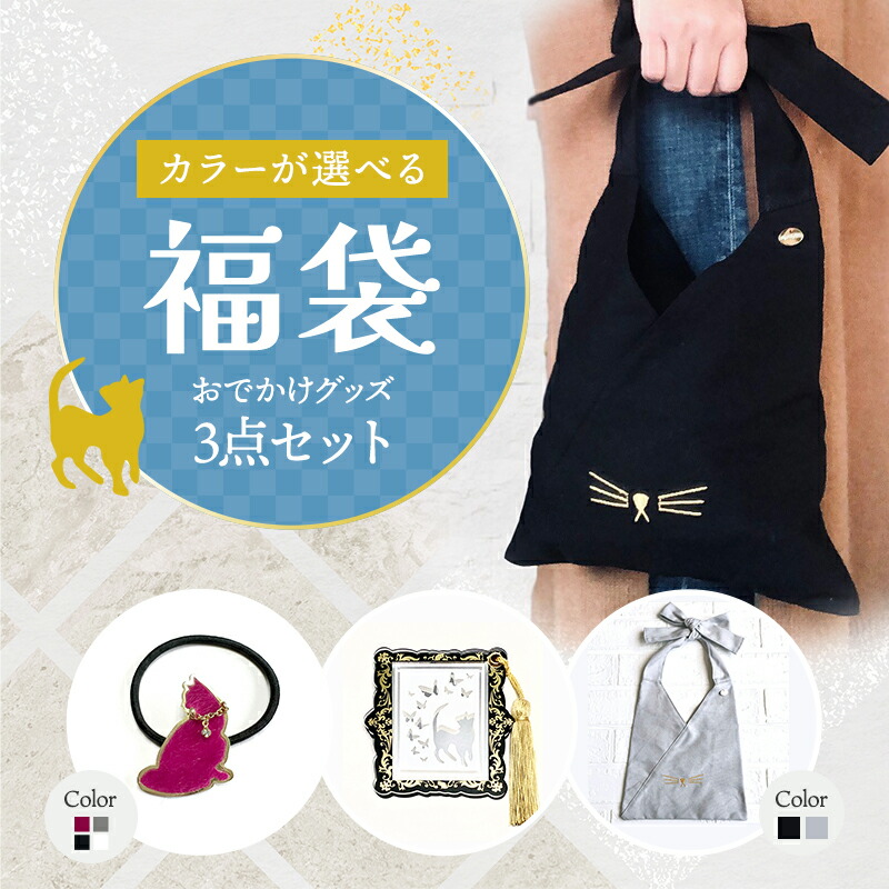 【楽天市場】カラーが選べる福袋 おでかけグッズ 3000円コース ギフトセット ギフト プレゼント 誕生日 ご褒美ギフト お得なセット 人気
