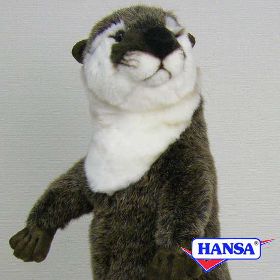 楽天市場】HANSA ハンサ ぬいぐるみ3319 カワウソ かわうそ リアル