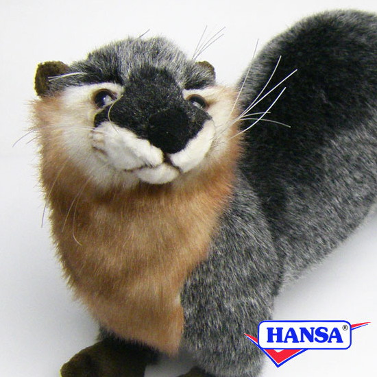 ハンサ ぬいぐるみ 3319 カワウソ かわうそ リアルアニマル 動物 獺 HANSA BH3319 カワウソ 獺 かわうそ ぬいぐるみ リアル : Dear Bear