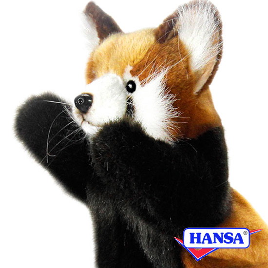 楽天市場 Hansa ハンサ ぬいぐるみ4027 ハンドパペット レッサーパンダ Redpanda ソプラノ