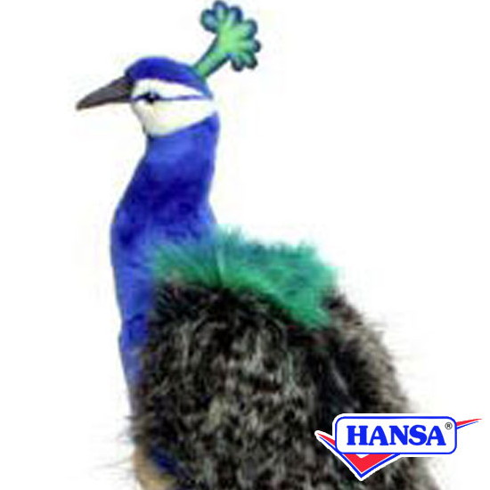 楽天市場】HANSA クジャク100 L100(cm) 5437 ぬいぐるみ ハンサ 孔雀