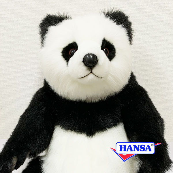 かわいい！ HANSA ハンサ ぬいぐるみ5750 ジャイアントパンダの仔 PANDA BEAR CUB SITTING www.nwhswa.com