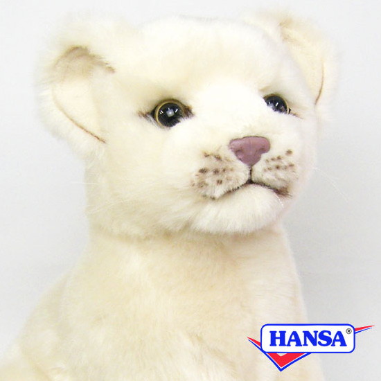 楽天市場】HANSA ハンサ ぬいぐるみ6364 ホワイトライオン 白 ライオン