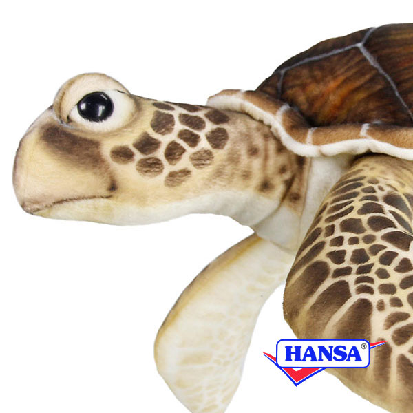 HANSA ハンサ ぬいぐるみ7690 ウミガメ 亀 カメ かめ リアル 海の生き物|ソプラノ