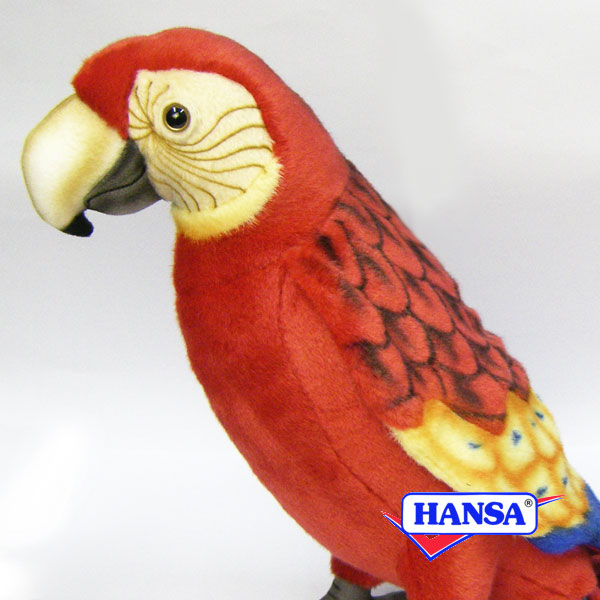 HANSA ハンサ ぬいぐるみ 3067 コンゴウインコ いんこ リアル 鳥