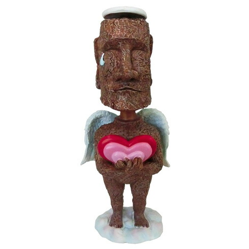 Bobbling Moai フィギュア ボブリング サーファー モアイ 即納】MOAIバブリング 波乗りサーファー RH-139 ボブリング