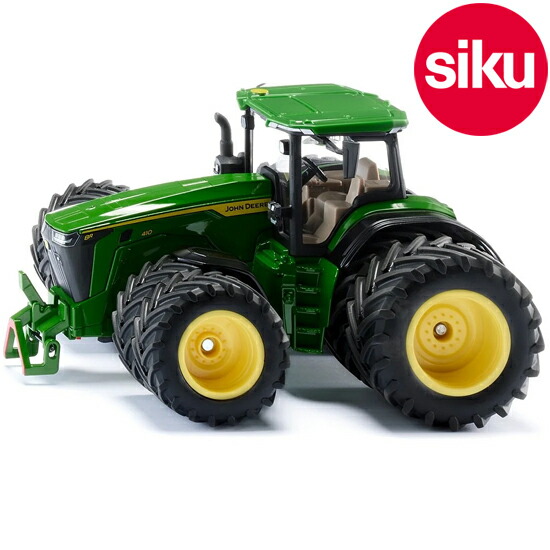 ＜ボーネルンド＞ Siku（ジク）社輸入ミニカー 3292 John Deere ジョンディア 8R 410 ダブルタイヤ 1/32