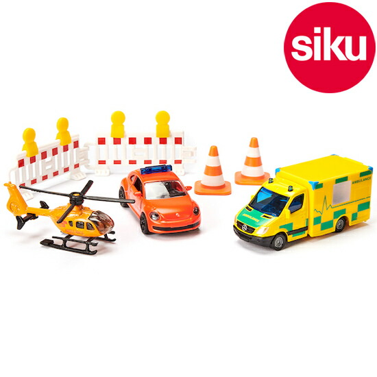 //お値下げしました。美品・希少//ドイツ SIKU社製 ドイツ赤十字救急ヘリ 1:55 模型 コードブルー ドクターへリ