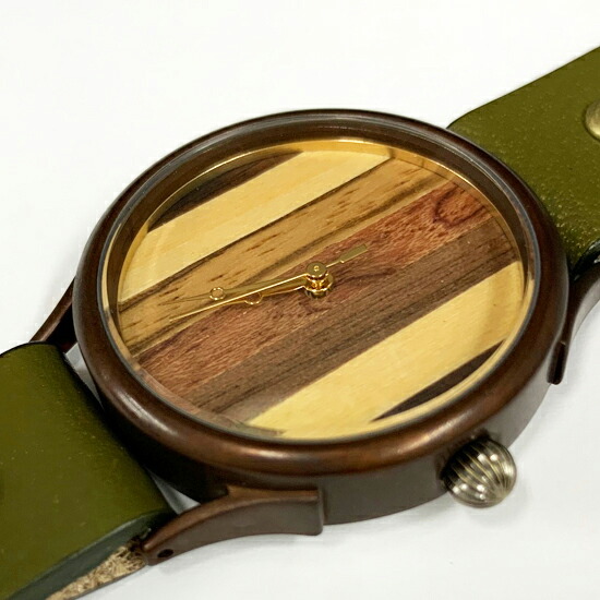 vie　ヴィー　ウッドデザイン腕時計 wood selection　木製文字盤 vie ヴィー ウッドデザイン腕時計 wood selection ゼブラ 木製