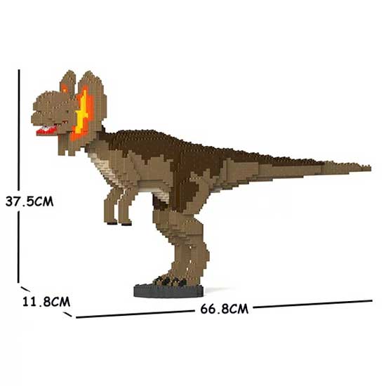 【無料ラッピングサービス有り】\u003cBR\u003eJEKCA ジェッカブロック ディロフォサウルス 茶 01S-M02 Sculptor 立体謎合わせ 精神的な統合謎合わせ
