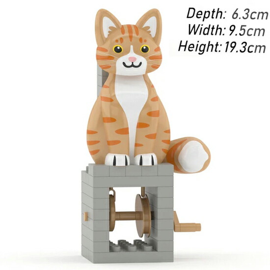 ◆◆JEKCA ジェッカ ブロック ピース数1700 茶トラ ねこブロック ST19CA04-M01 ◇◇ JEKCA ジェッカ ブロック ピース数1700 茶トラ ねこ