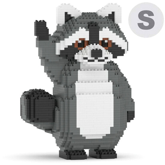 【無料ラッピングサービス有り】 JEKCA ジェッカブロック アライグマ 貯金箱 01S Sculptor 立体パズル 組立パズル