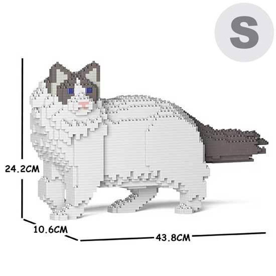 【無料ラッピングサービス有り】\u003cBR\u003eJEKCA ジェッカブロック ラグドール 02S-M02 猫 猫 Sculptor 立体考えもの 精神的な統合考えもの セット-おもちゃ-ブロック