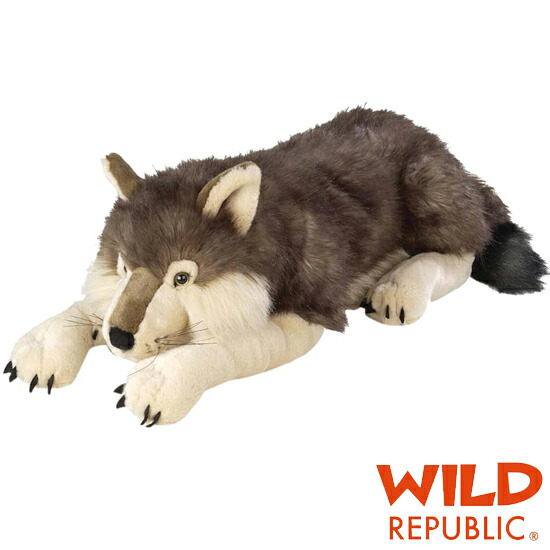 楽天市場】【送料無料】 ぬいぐるみ ひざおおかみ オオカミ 狼