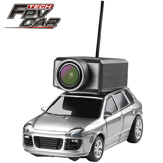 テック FPVカー シルバー ラジコン ミニカーRC 1/64 FPVカメラ