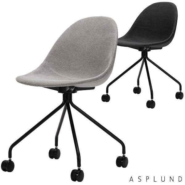 【法人様限定】 アスプルンド KANOA CASTER CHAIR カノアキャスターチェア 1脚 カノア 2色 オフィスチェア ミーティングチェア 会議用チェア ワークチェア デザインチェア チェア キャスターチェア チェア おしゃれ モダン オフィス家具 WorkPlus ワークプラス ASPLUND