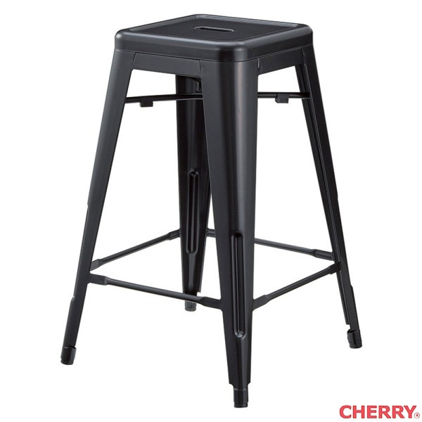 【法人様限定】スツール スチール パンガススツールS65 cherry 桜屋工業 スツール チェア スチールチェア スタッキング スタック エントランス ロビー カフェ 喫茶店 バル レストラン 業務用 送料無料｜DELTA オフィス家具