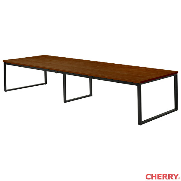 【法人様限定】テーブル RBT-14 W4000 cherry 桜屋工業 机 大型 オフィス 会社 会議室 ミーティング 打ち合わせ ミーティング用 会議用 コワーキング フリーアドレス 業務用