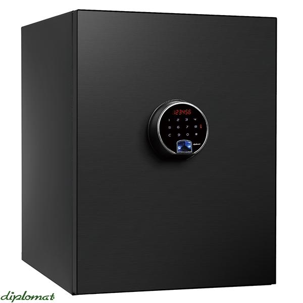 【開梱設置込】 指紋認証+テンキー式 耐火金庫 60kg チタニウムブラック 60分耐火 BY500 タッチパネル インテリア金庫 防災 防犯 マイナンバー 保管庫 貴重品保管 プレミアムセーフ 金庫 SAFE 耐火金庫 かっこいい金庫 プレミアム金庫 BEYONDシリーズ [ディプロマット] 181,500円