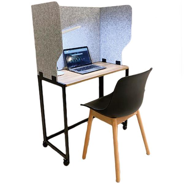 吸音 テレワークデスク 幅800 奥行400 高7 折りたたみ 机 デスク 折りたたみデスク 在宅ワーク オフィスデスク オフィステーブル ワークデスク テレワーク リモートワーク シンプル おしゃれ 作業机 ワークテーブル オフィス家具 Dorix ドリックス Tdk 8040 Nt