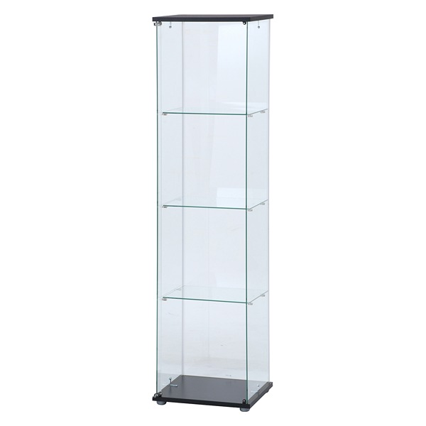 ガラスコレクションケース 4段 ディスプレイラック　ショーケース2個セット 楽天市場】収納家具 ガラスコレクションケース 4段 背面ミラー