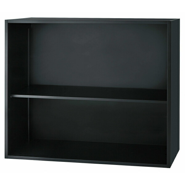 楽天市場】日本製 ブラック 書庫 スチール製 3段 ラテラル