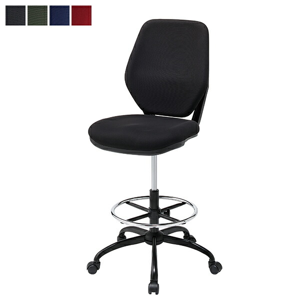 【楽天市場】ハイチェア ハイバック 肘なし ファブリック オフィスチェア ハイタイプ デスクチェア ワークチェア 事務椅子 回転椅子 PC