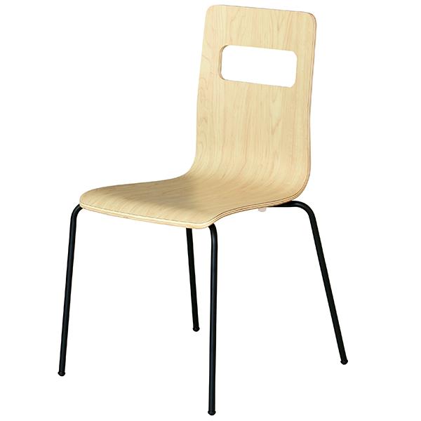 ミーティングチェア 4脚セット パッド無 W505 D505 H855 チェア ミーティング用チェア 休憩室 カフェ おしゃれ 会議用チェア 会議椅子 オフィスチェア 木製チェア スタックチェア スタッキングチェア スタック スタッキング 会議室 Utility Ales 法人様限定