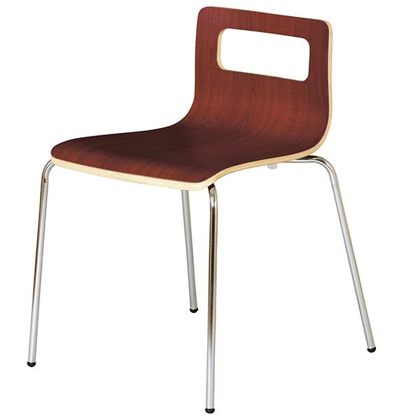 ミーティングチェア 4脚セット ショートタイプ パッド無 W505 D505 H675 ミーティング用チェア 休憩室 カフェ おしゃれ 会議用チェア 会議椅子 オフィスチェア 木製チェア スタックチェア スタッキングチェア スタック スタッキング 会議室 Utility Ales T 法人様限定