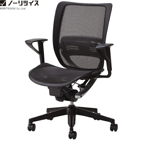 【法人様限定】 【日本製】【送料無料】 SFRCHAIR 座メッシュタイプ 樹脂脚タイプ 固定肘付 オフィスチェア [ノーリツイス] 事務椅子 シンクロロッキング ロッキングチェア OAチェア デスクチェア 高品質 メッシュチェア 高機能チェア SFR-A75｜DELTA オフィス家具