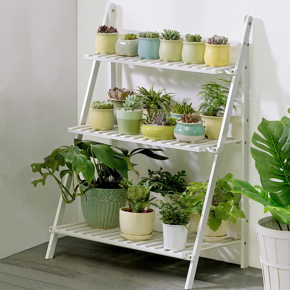 楽天市場】プランタースタンド フラワースタンド 天然竹製 植物棚 花棚