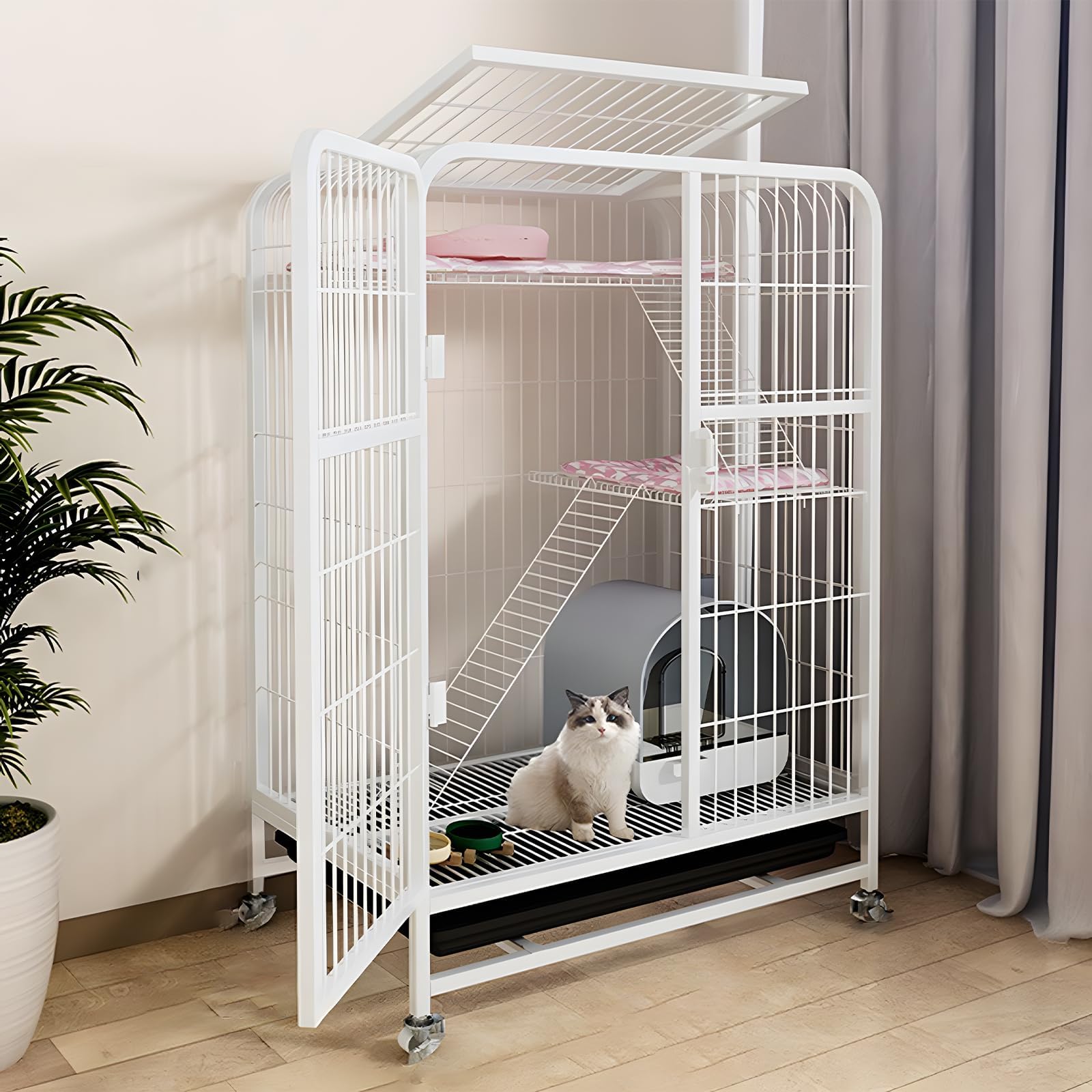 Athvcht 猫ケージ 猫用ケージ 猫ハウス 71TbECfBSML._UF894,1000_QL80_.jpg