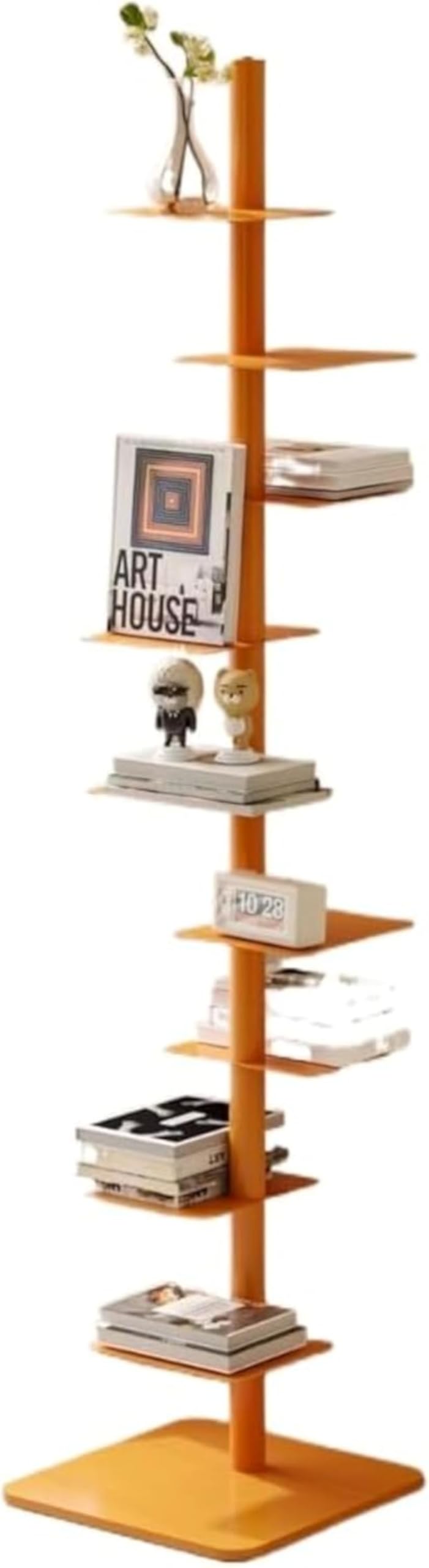 楽天市場】ブックタワー 本棚 大容量 スリム 鉄製 オープンラック DIY