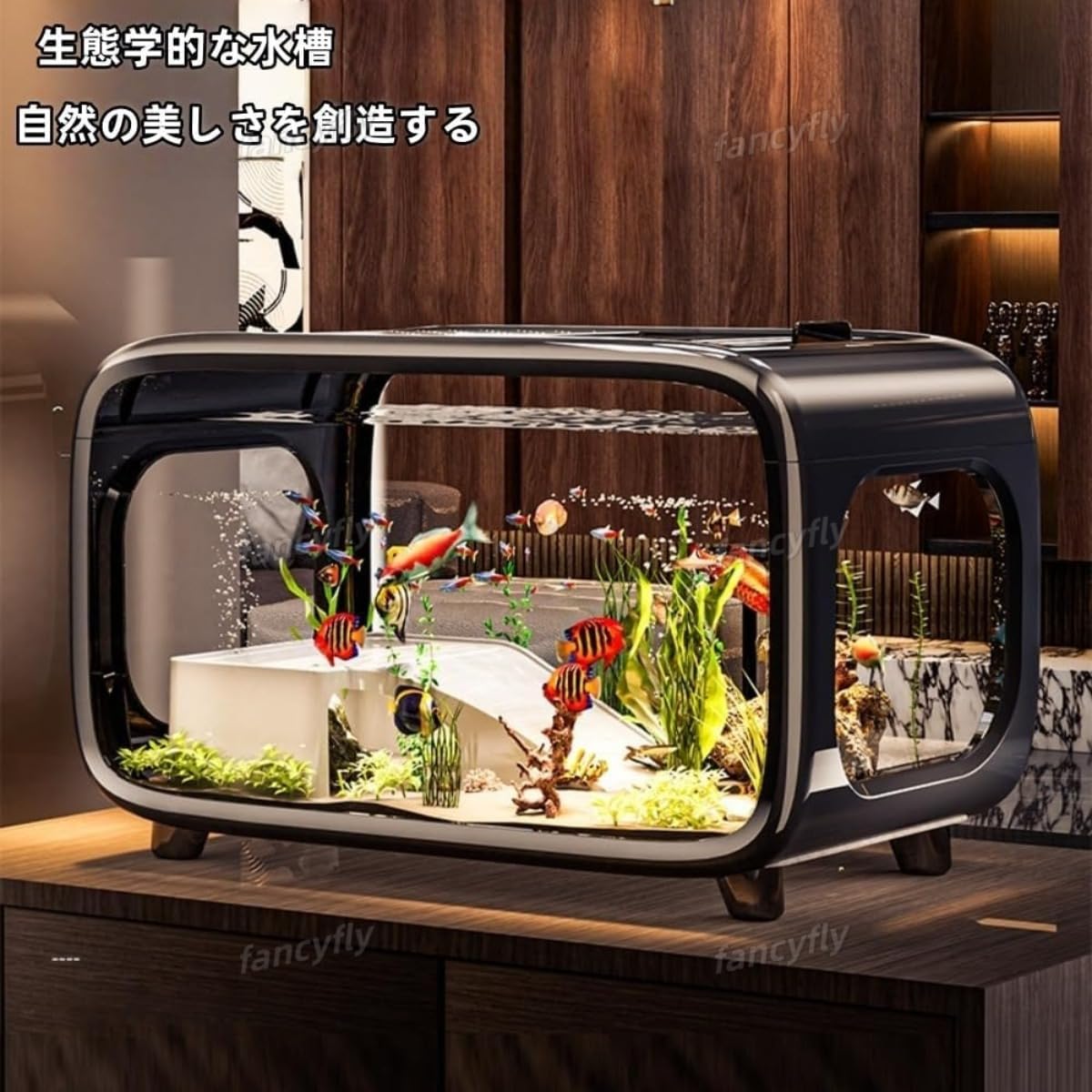 楽天市場】Yjhyuxi 水槽 セット 小型 アクアリウム【インボイス制度