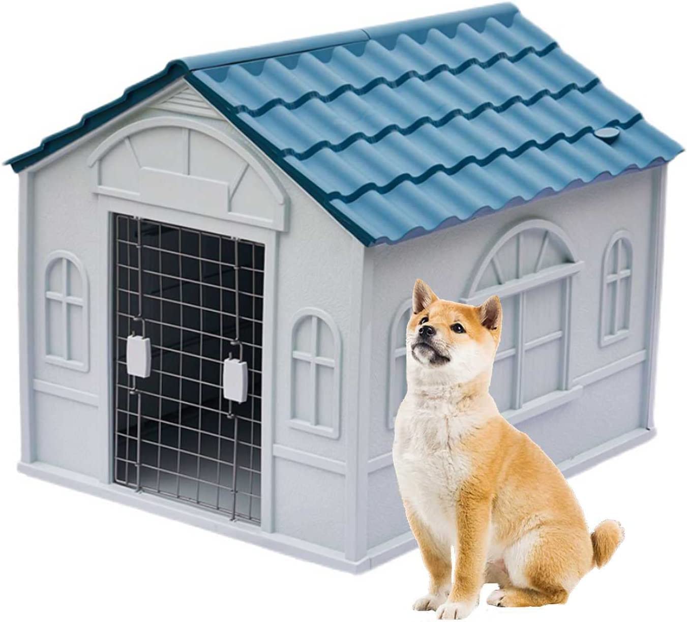 楽天市場】犬小屋 屋外 屋外用 犬舎 ケージ 大型犬 中型犬 ステンレス