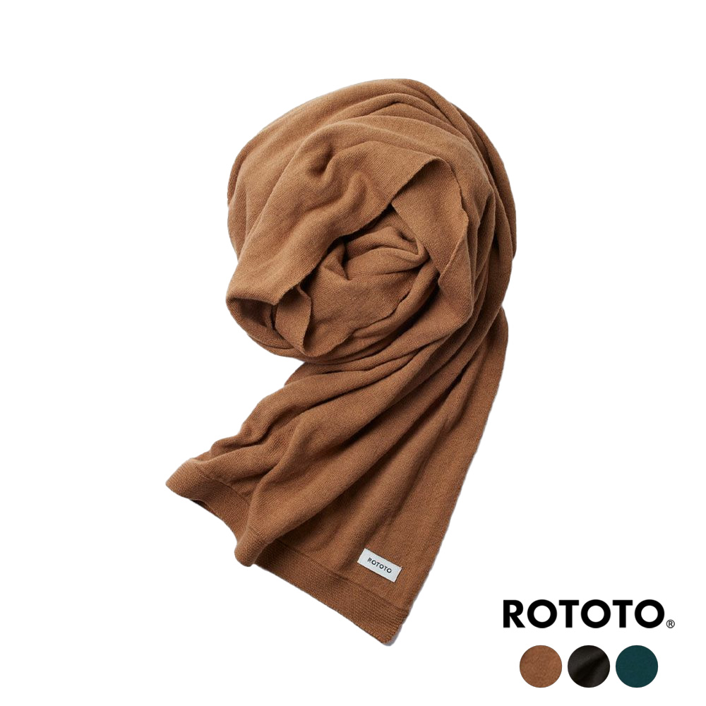 ロトト マフラー メンズ レディース RoToTo COTTON CASHMERE MUFFLER コットンカシミアマフラー R5031 正規取扱品