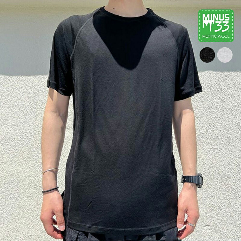 マイナスサーティスリー Tシャツ カットソー 半袖 メンズ MINUS33 MICRO RAGLAN T-SHIRT マイクロ ラグランTシャツ 1201 正規取扱品｜ＳＯＲＡ店