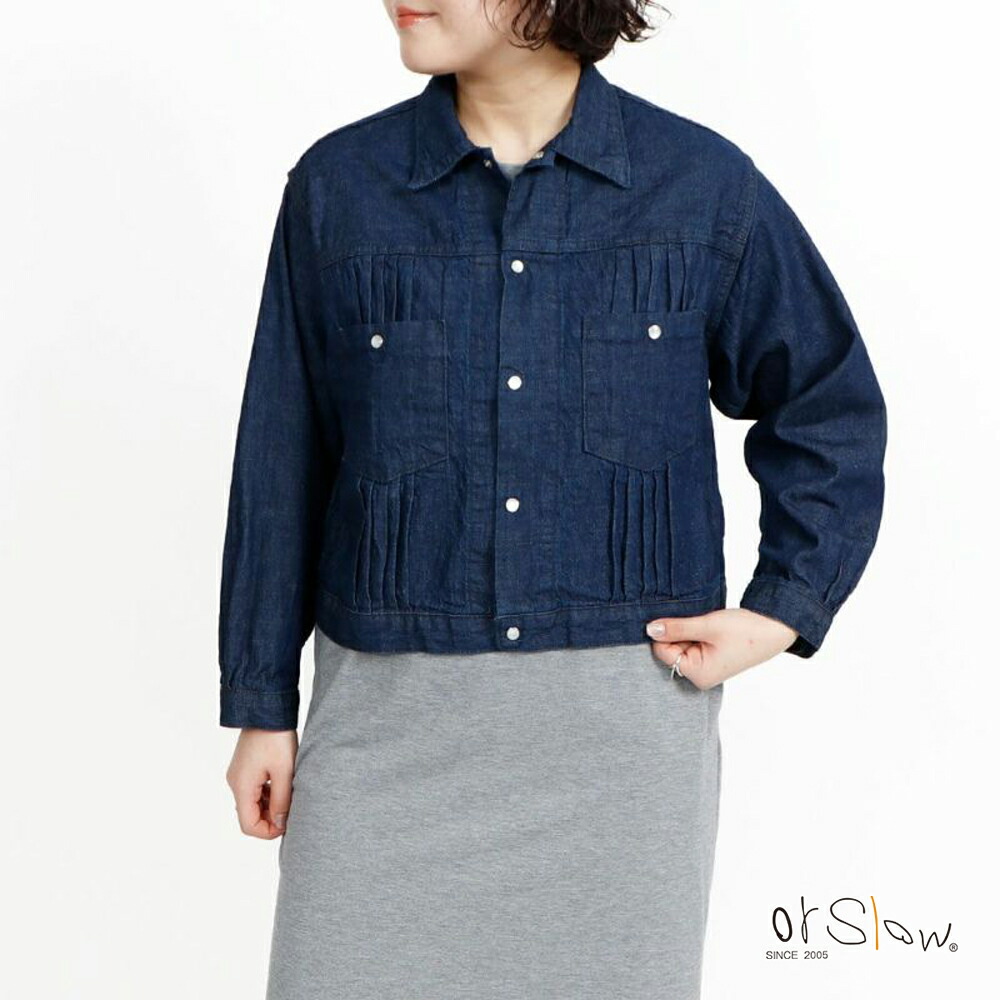 楽天市場】or slow オアスロウ 6oz デニム シャツワンピース 00-9560