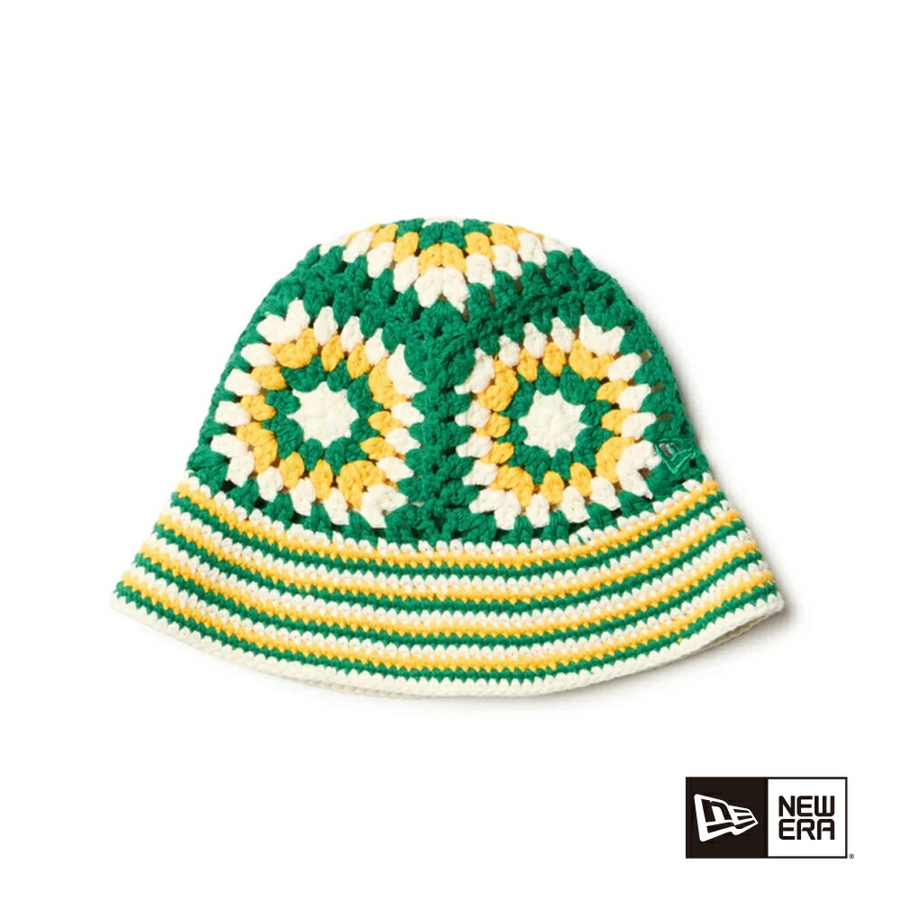 ニューエラクロシェニットバケットハット NEW ERA 新品 ニューエラ CROCHET KNIT BUCKET OSFM クロシェ