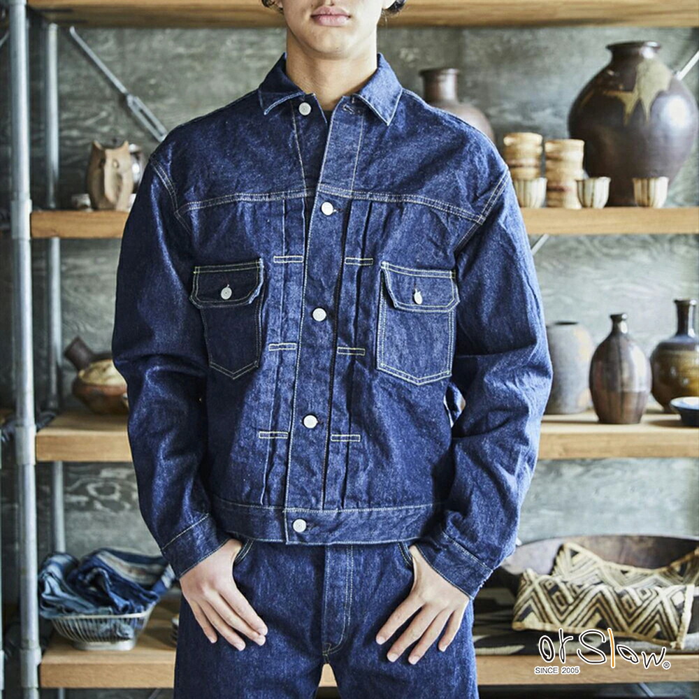 オアスロウ デニムジャケット Gジャン メンズ orSlow TYPE2 1950'S DENIM JACKET タイプ2 1950'sデニムジャケット 01-6002-81? 正規取扱品