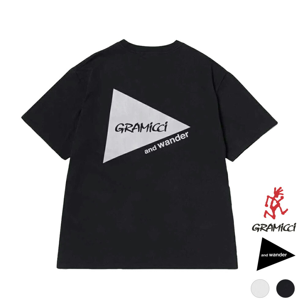 グラミチ アンドワンダー Tシャツ カットソー 半袖 メンズ レディース Gramicci and wander BACKPRINT TEE バックプリント T GUT4S3007 正規取扱品