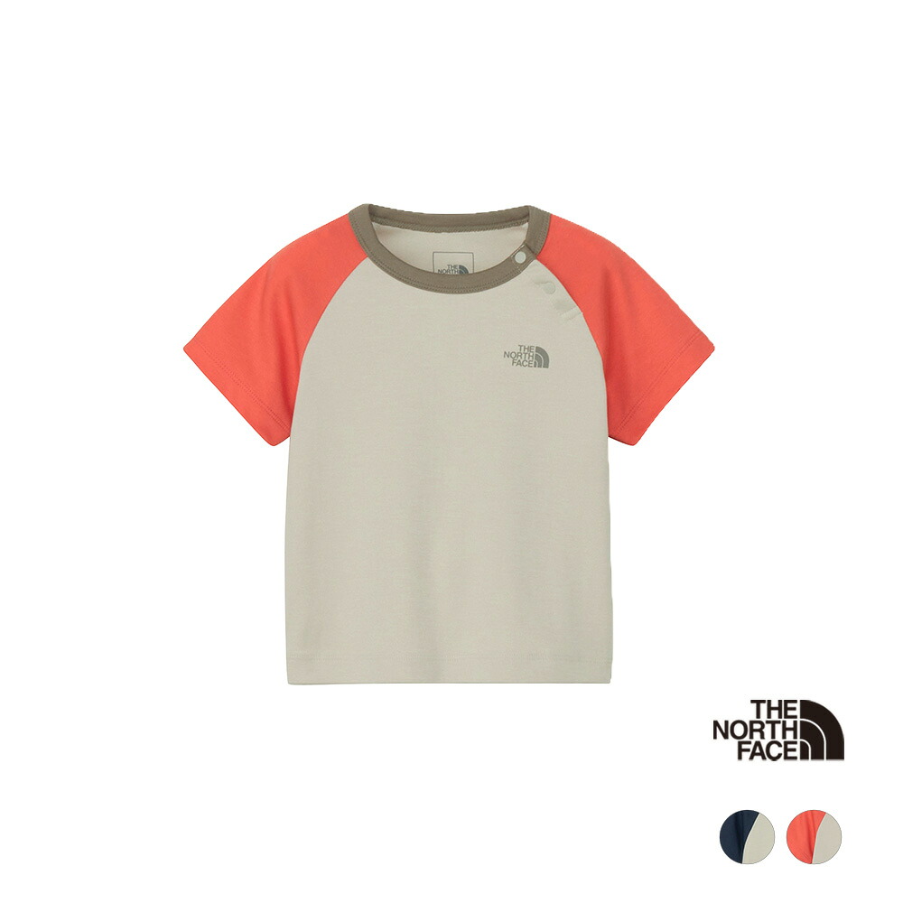 【ポイント10倍 ～4/17 9:59】 ザ・ノース・フェイス Tシャツ カットソー ベビー スムースグローティー THE NORTH FACE NTB32647 正規取扱品