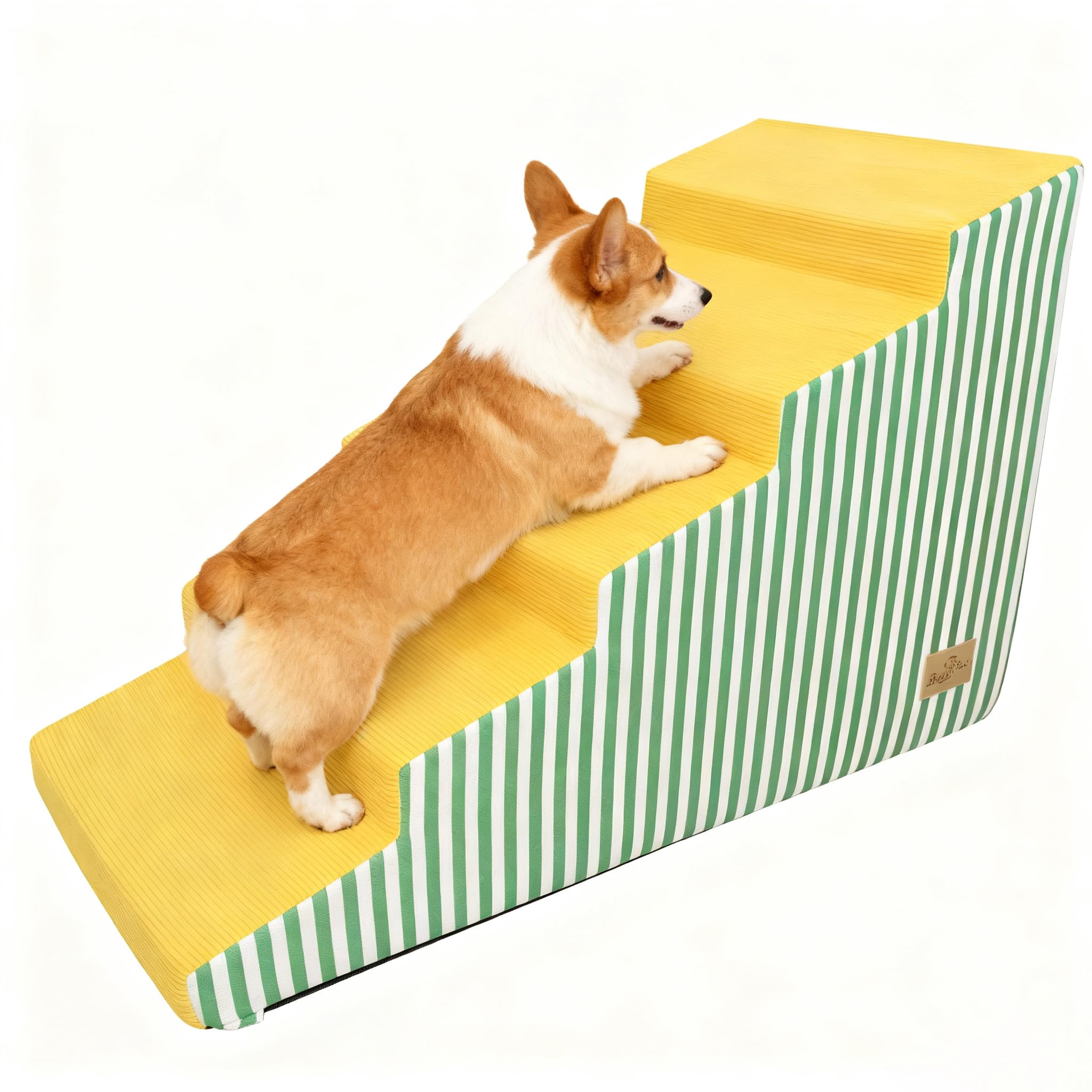 BingoPaw 犬 上がり段 傾斜面 ドッグステップ 猫 愛玩動物足つき 愛玩動物傾斜面 小型犬 室内 ゆるやか ドッグス縄索 大型犬 5段