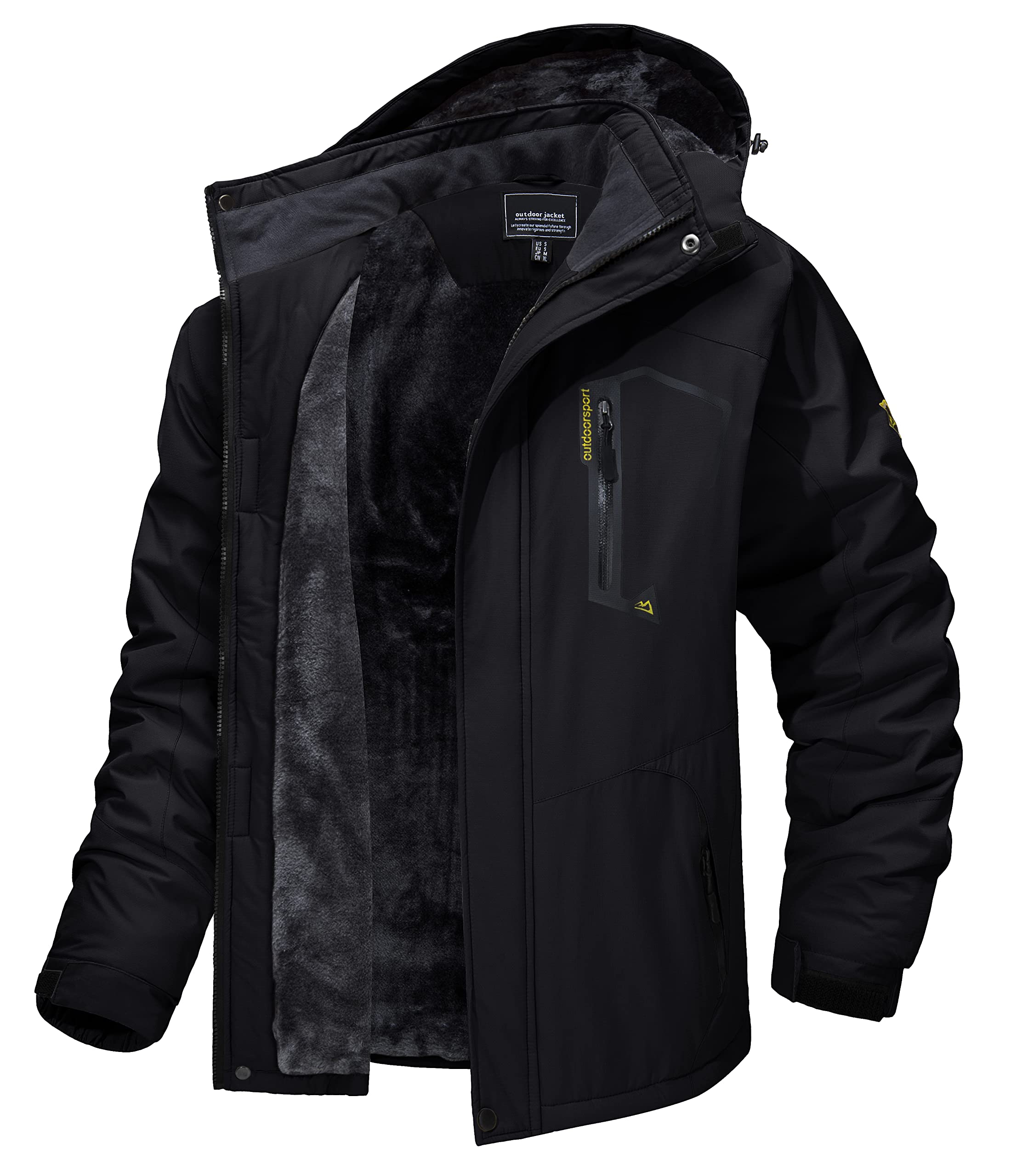 【送料無料】アウトドアジャケット メンズ 多機能 マウンテンパーカー 防風 防寒 登山服 裏ボア 保温 撥水性 ウインドブレーカー 登山ジ|Sora Value