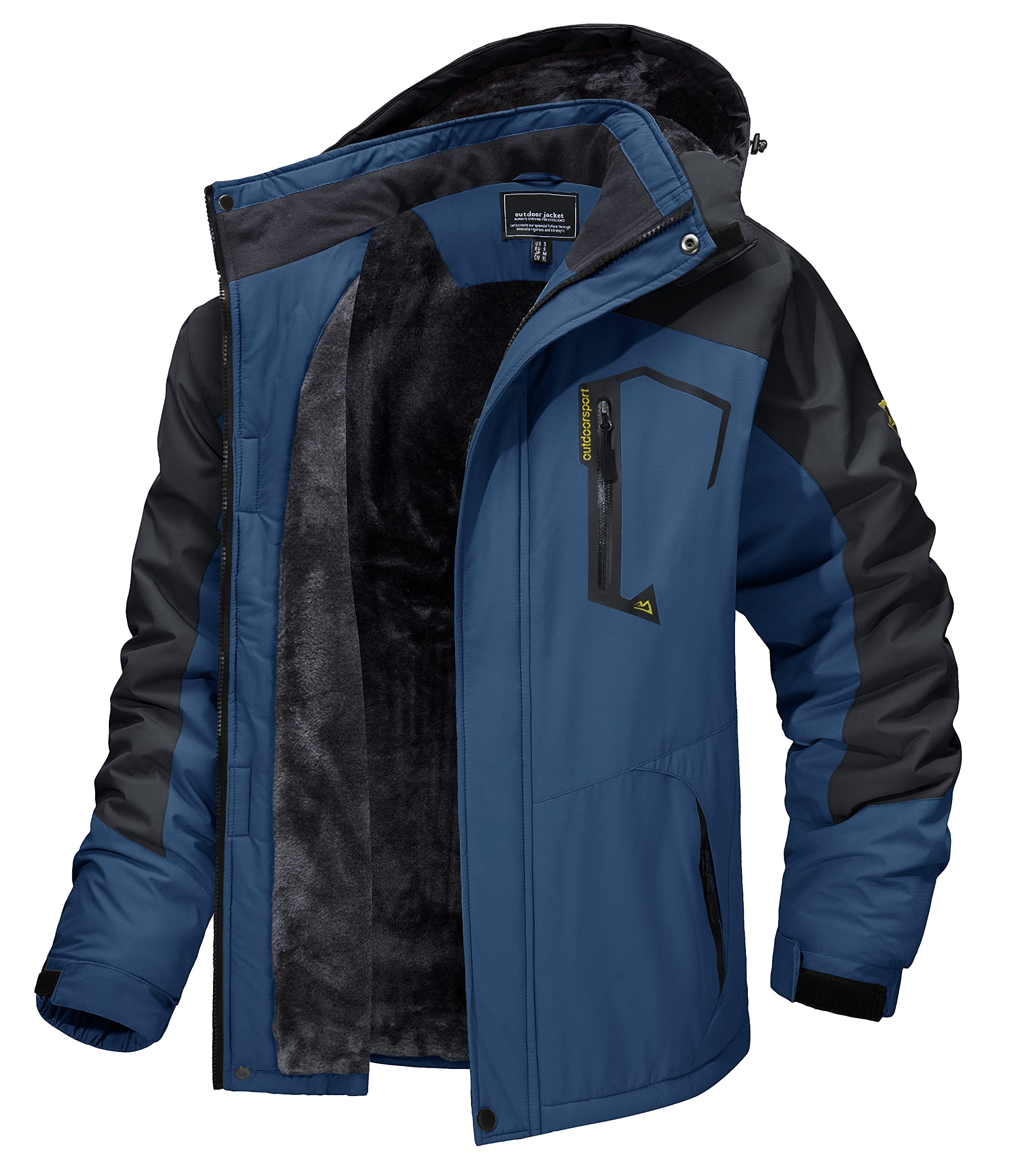 【送料無料】アウトドアジャケット メンズ 多機能 マウンテンパーカー 防風 防寒 登山服 裏ボア 保温 撥水性 ウインドブレーカー 登山ジ|Sora Value