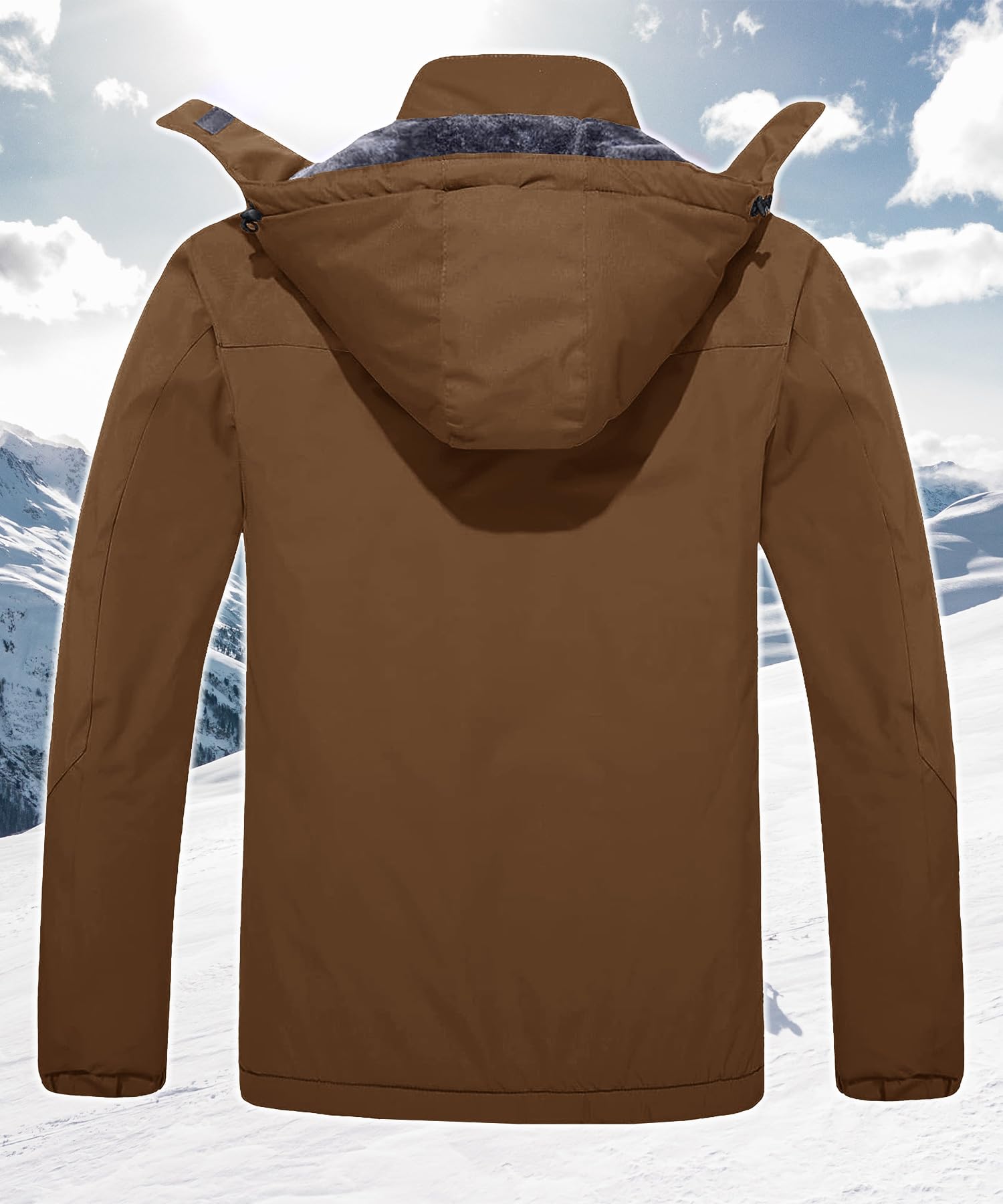 【送料無料】アウトドアジャケット メンズ 多機能 マウンテンパーカー 防風 防寒 登山服 裏ボア 保温 撥水性 ウインドブレーカー 登山ジ|Sora Value