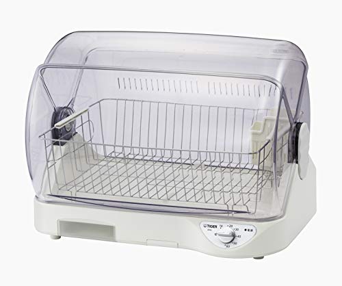タイガー魔法瓶(TIGER) 食器乾燥器 サラピッカ AG抗菌加工フィルター 高温約100℃熱風乾燥 6人用 DHG-T400W ホワイ 送料無料 14,736円