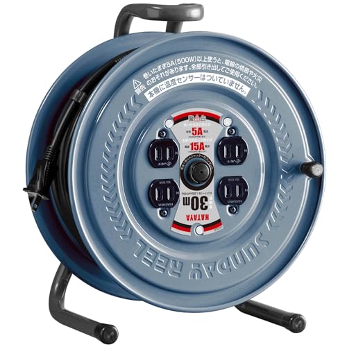 ハタヤ (HATAYA) 吊りひも木管 屋内用 100V型 吊りひも30m 太さ1.25? 標準尺度型 差し込み4個 差し込み防塵シャッタ 貨物輸送無料